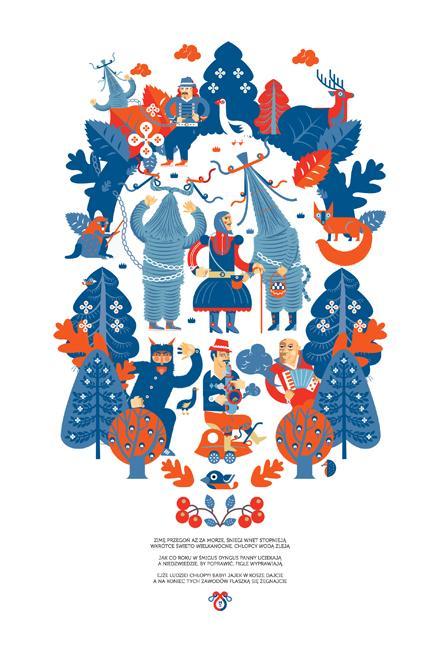 Un exemple des ?uvres d'art présentées à l'exposition ? Des sources à l'inspiration : les motifs ethniques dans le design polonais ?. [Photo / namoc.org]