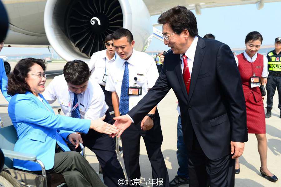 JO 2022 : retour de la délégation de la candidature de Beijing