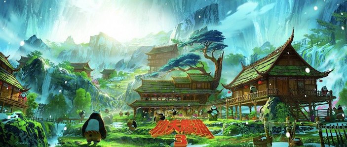 Les décors de Chine dans Kung Fu Panda 3