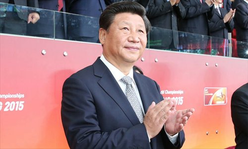 Le président chinois re?oit l'Ordre du mérite d'or de l'IAAF