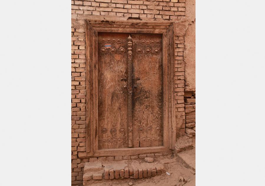 La vieille ville de Kashgar dans le Xinjiang est bien conservée