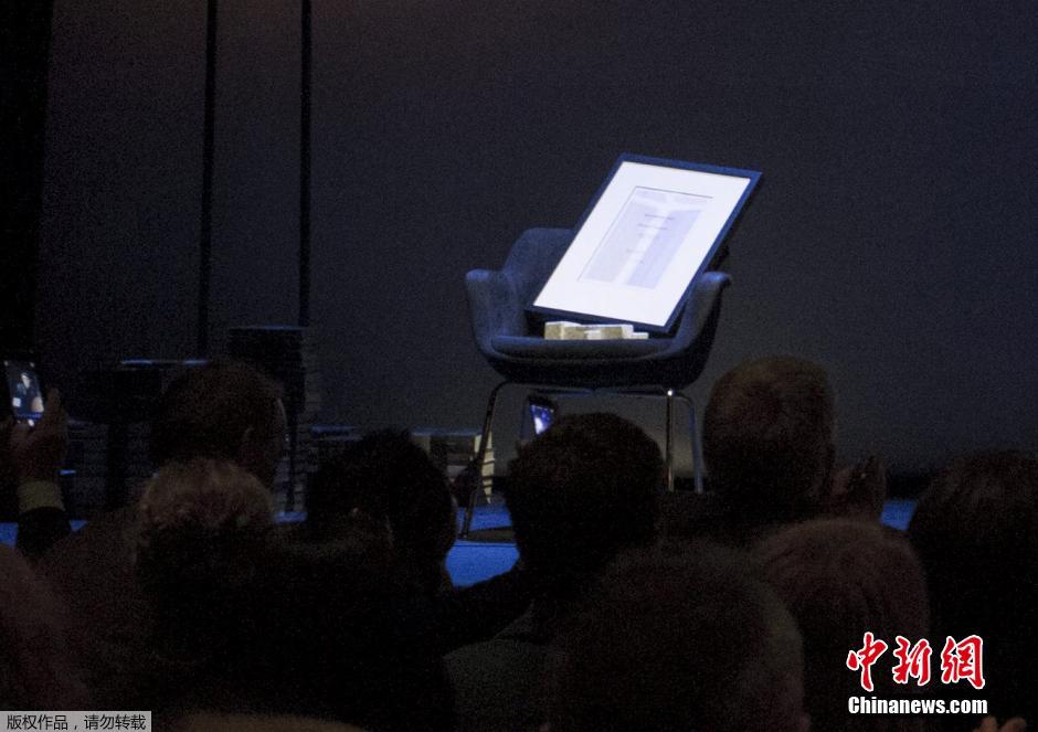 Remise de prix en Norvège : une chaise vide pour honorer Snowden