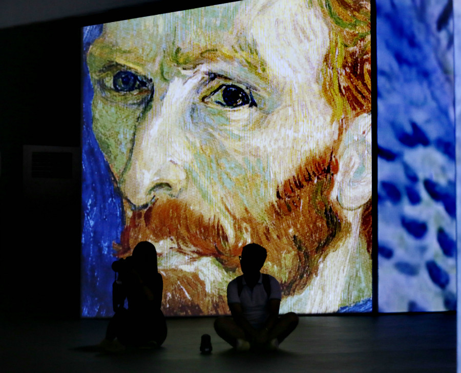 Beijing : l'expo ? Van Gogh Alive ? fait appel à tous les sens