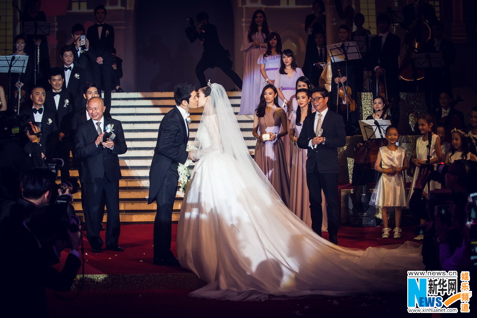 Cérémonie de mariage de Huang Xiaoming et Angelababy