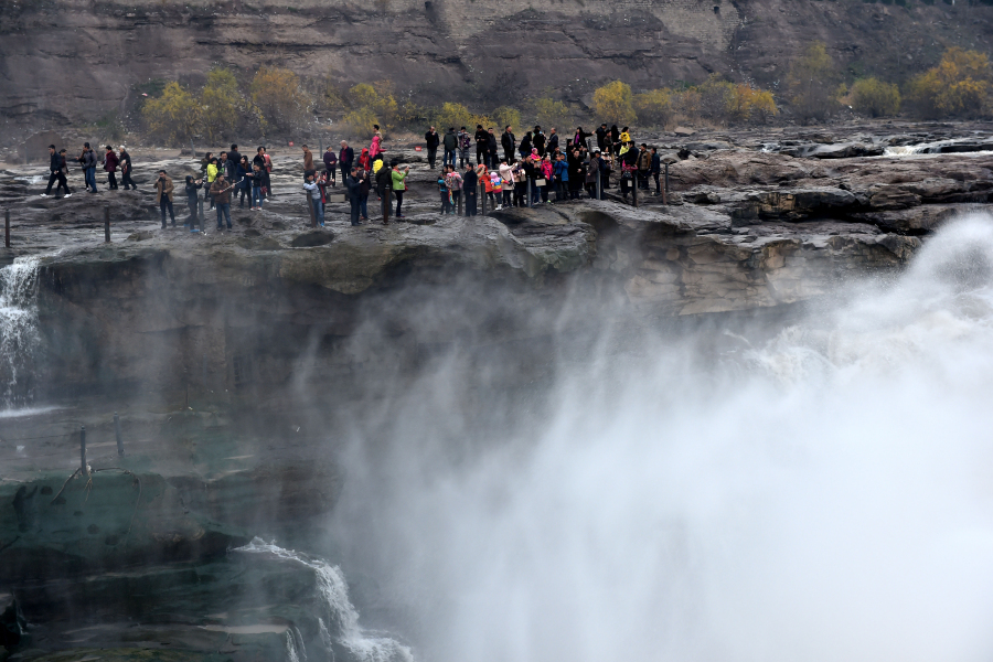 Chine : la cascade Hukou sur le fleuve Jaune