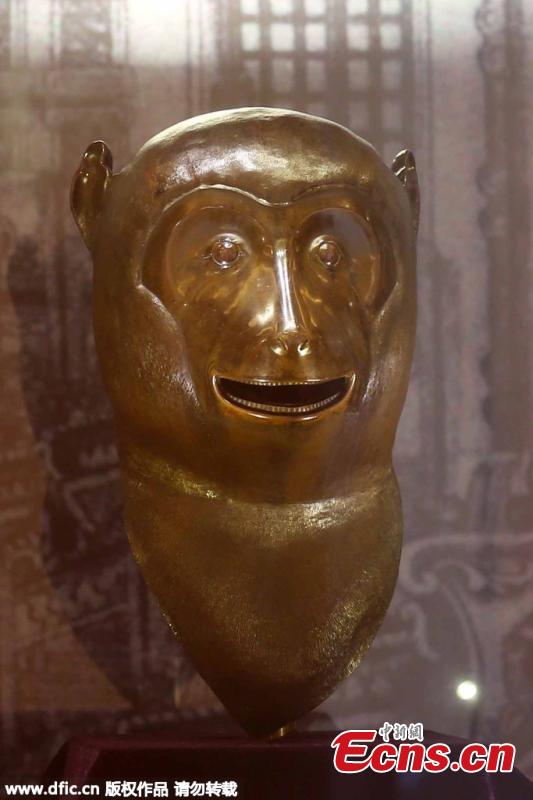 Des têtes d'animaux en bronze du Yuanmingyuan exposées à Shanghai