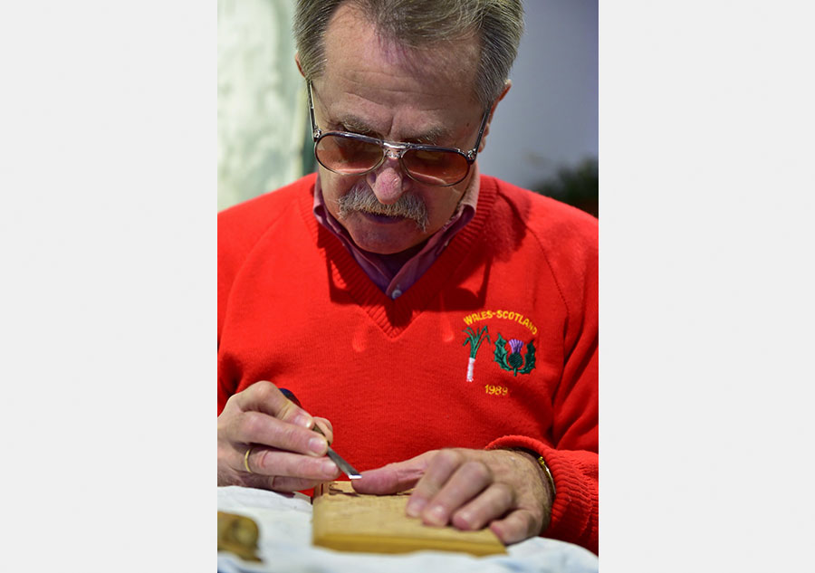 Des sculpteurs ukrainiens en Chine