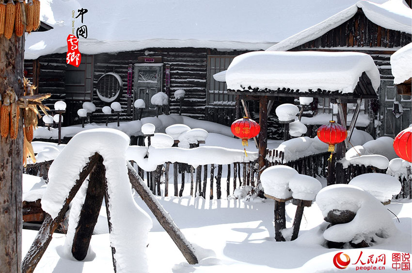 Heilongjiang : un village de neige à couper le souffle