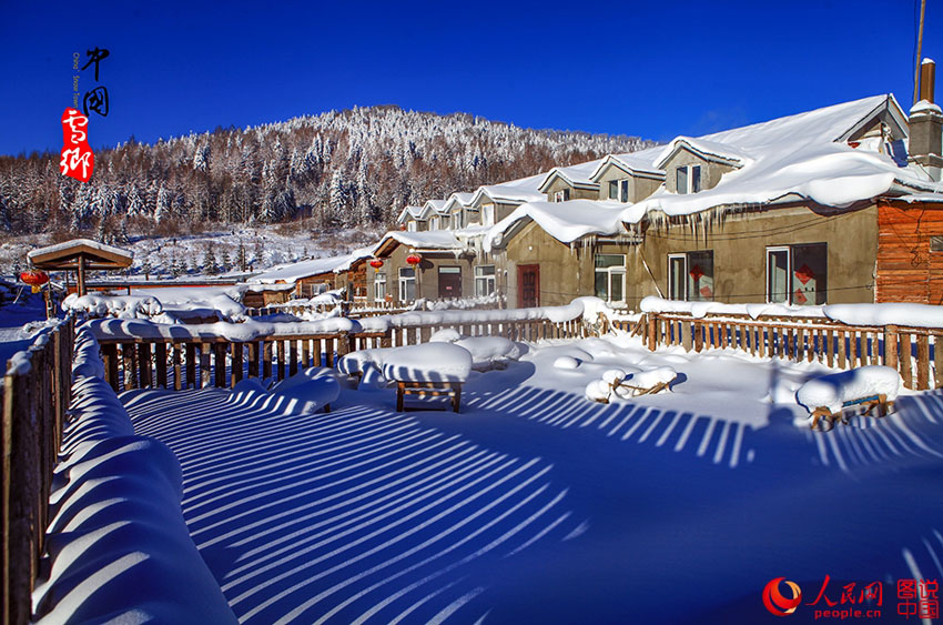 Heilongjiang : un village de neige à couper le souffle