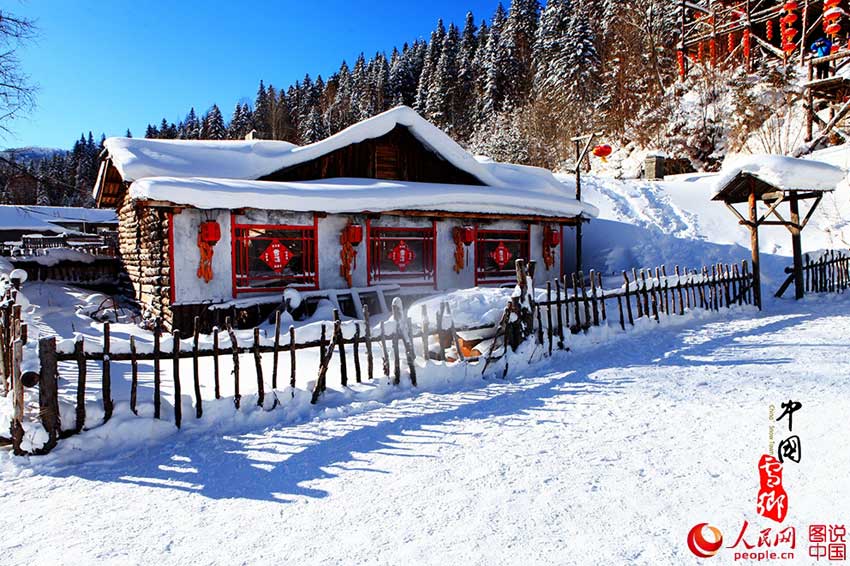 Heilongjiang : un village de neige à couper le souffle