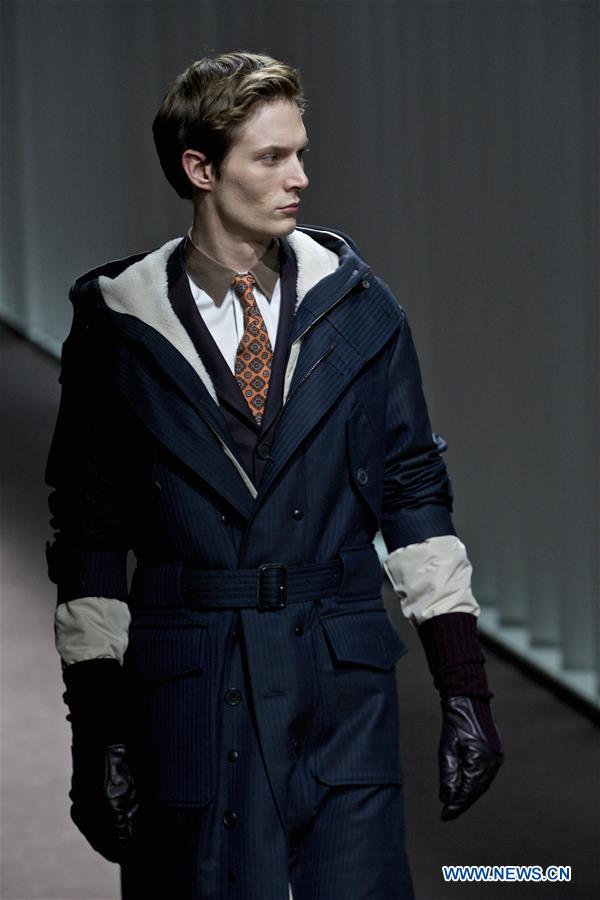 Défilé Canali lors de la semaine de la mode masculine à Milan