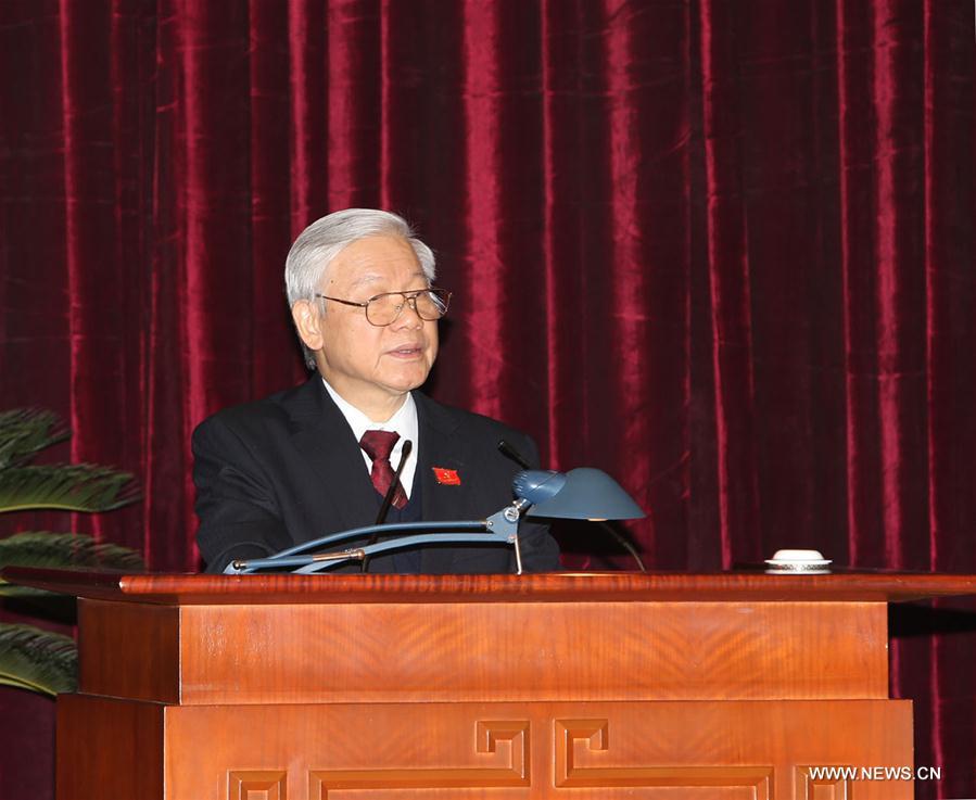 Nguyen Phu Trong réélu en tant que chef du PCV