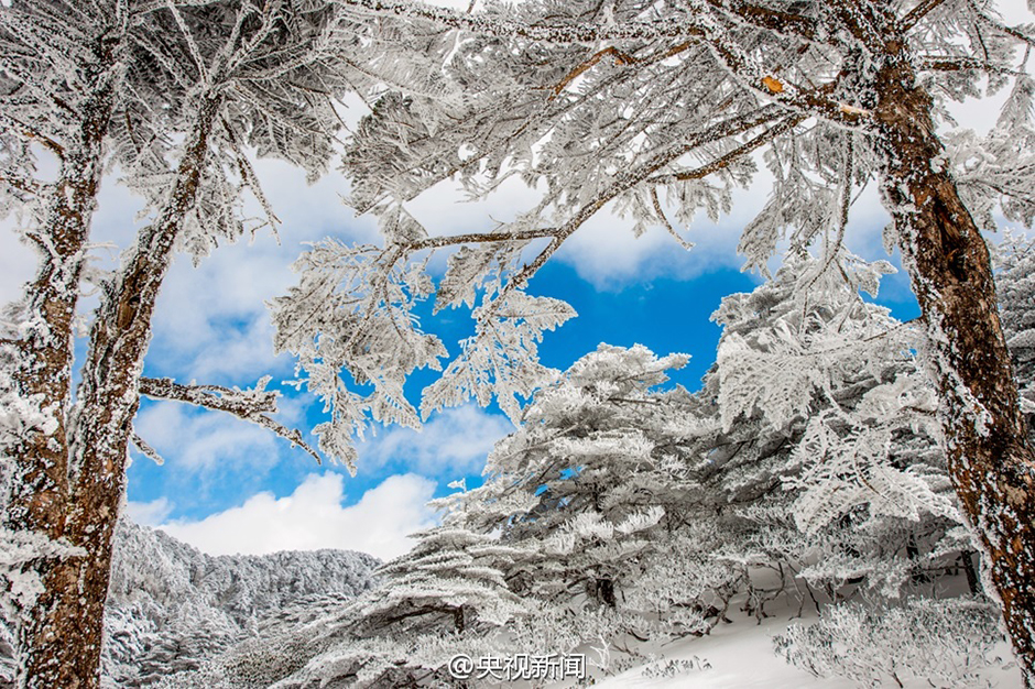 L'enivrant ? monde de cristal ? des Monts Cangshan sous la neige à Dali
