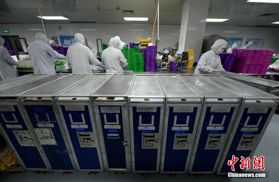 Préparation de vos repas de vol en direct