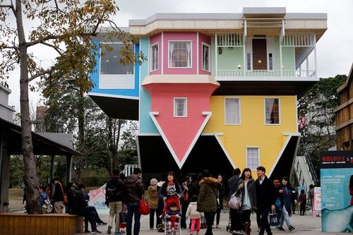 Taipei et sa maison construite à l'envers