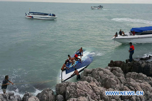 Tha?lande : trois touristes morts et un toujours disparu dans le chavirement d'une vedette rapide