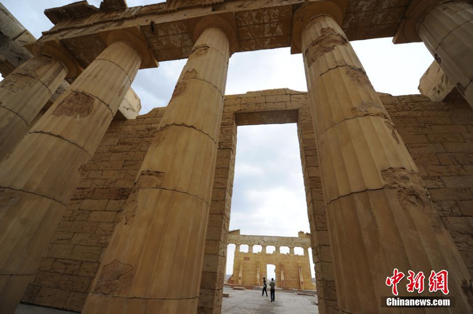 Sphinx et Parthénon dans l’ouest de la Chine