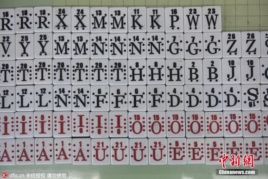 Un mahjong en anglais inventé par un enseignant chinois