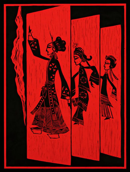 Des enfants chinois et l’univers mystérieux de la peinture