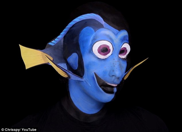 L'incroyable talent de Chrisspy, une maquilleuse de génie transformée en poisson de BD