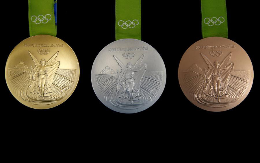 Les médailles des JO de Rio 2016