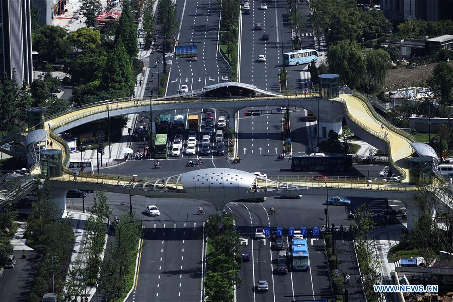 Un nouveau pont écologiqueà Hangzhou