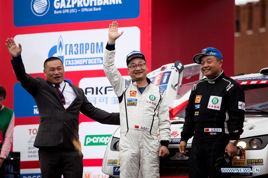 Coup d'envoi du rallye international de la Route de la soie en Russie