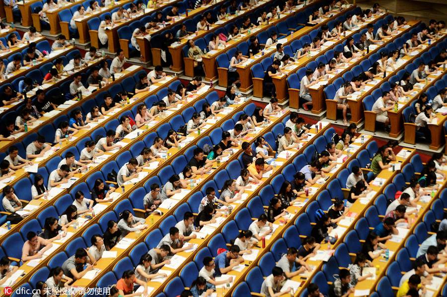 Jinan : des milliers d’étudiants pour le concours national de Master