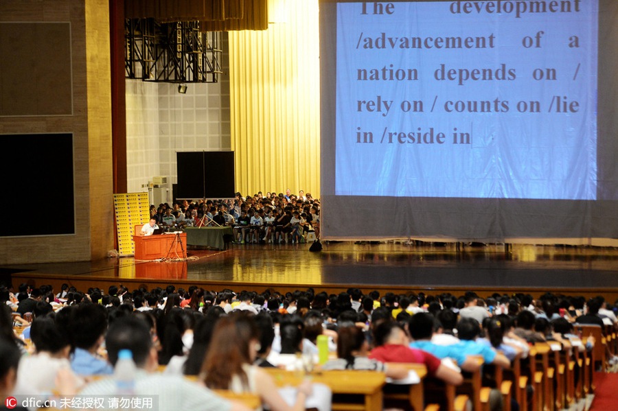 Jinan : des milliers d’étudiants pour le concours national de Master