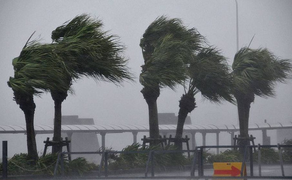 Le typhon Nida touche terre dans la province chinoise du Guangdong