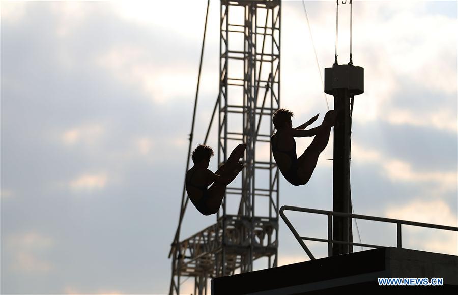 Brésil : des plongeurs s'entra?nent avant les JO à Rio