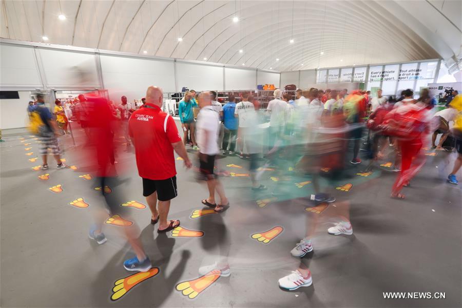 Brésil : village olympique à Rio