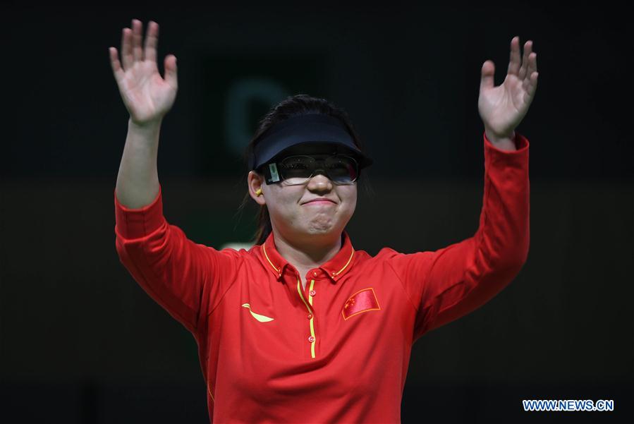 JO 2016 : la tireuse Zhang Mengxue apporte la première médaille d'or à la Chine