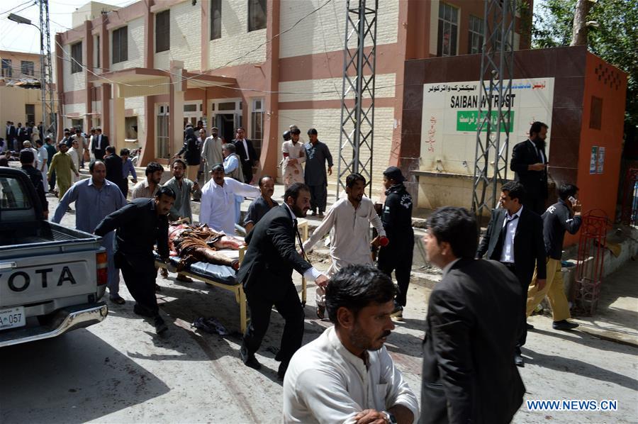 93 morts et 56 blessés dans un attentat à la bombe contre un h?pital du sud-ouest du Pakistan