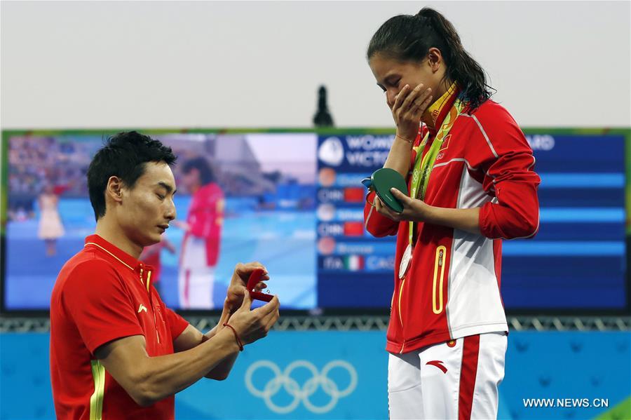 JO 2016: Une médaille et ...une demande en mariage pour elle