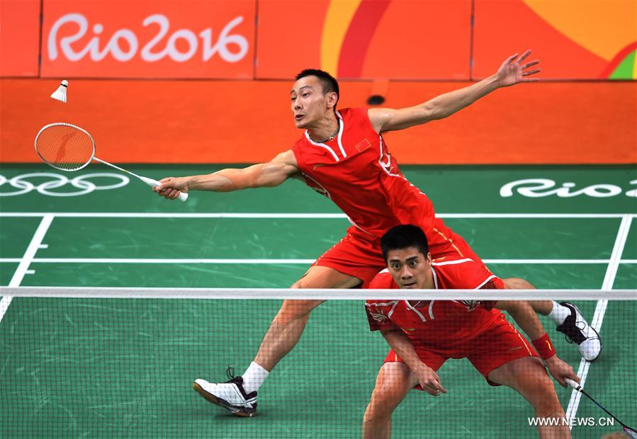 JO 2016 : demi-finale de badminton (double messieurs)
