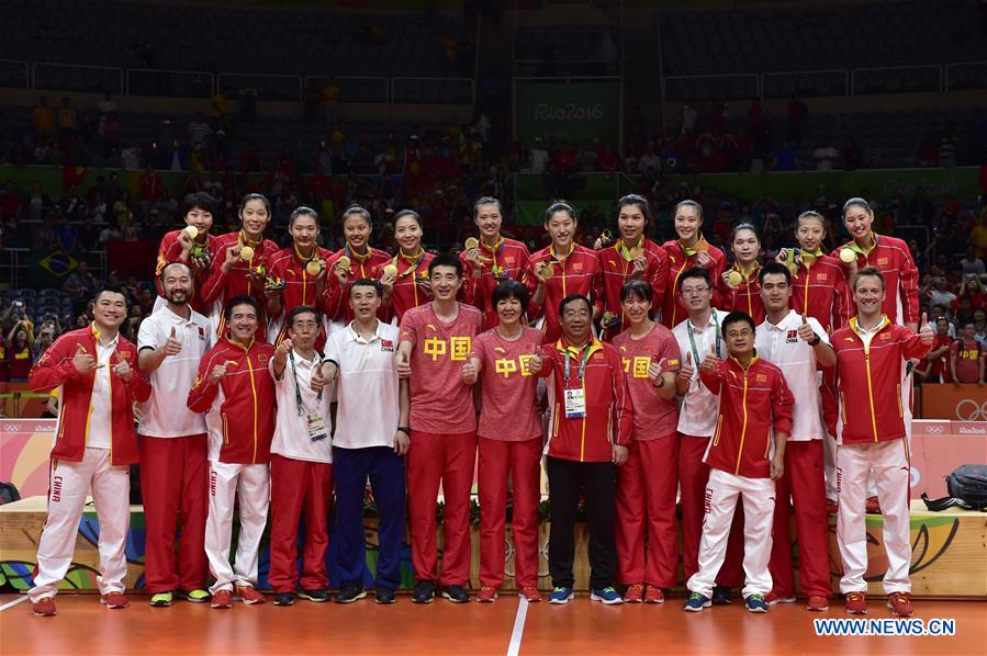 JO-2016/Volley-ball féminin: Les Chinoises remportent la médaille d'or