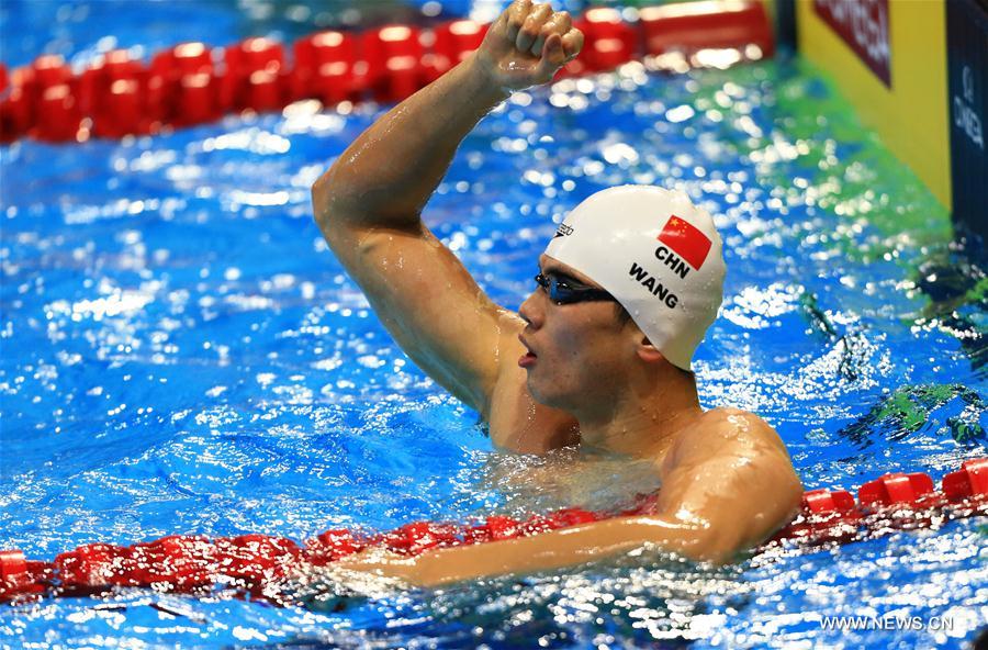 Canada/Championnats du monde de natation : le Chinois Wang Shun champion de l'épreuve individuelle quatre nages