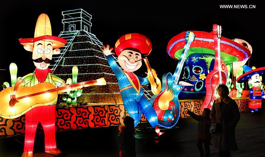 Le festival des lumières ? une Ceinture et une Route ? dans le Shaanxi