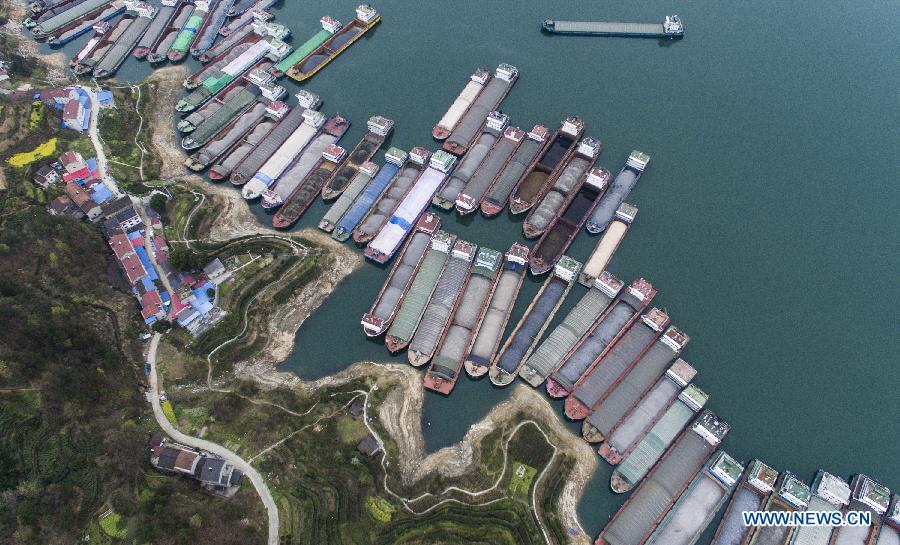 Remise en fonction d'une écluse du barrage des Trois Gorges