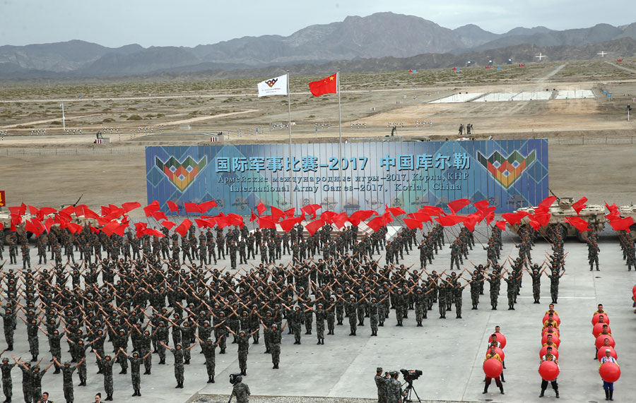 Ouverture officielle des Jeux militaires internationaux 2017 en Chine