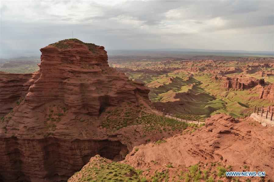 Incroyables paysages du canyon du Gansu