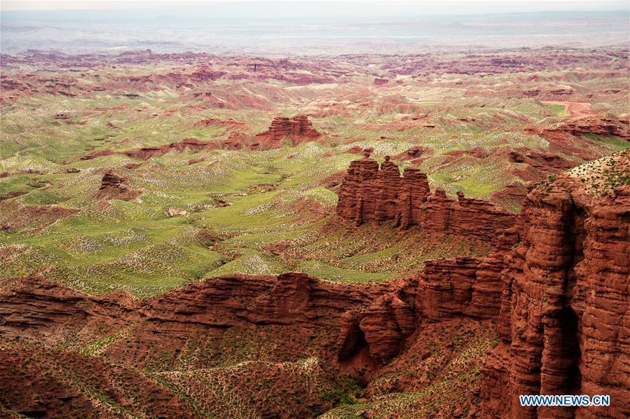 Incroyables paysages du canyon du Gansu
