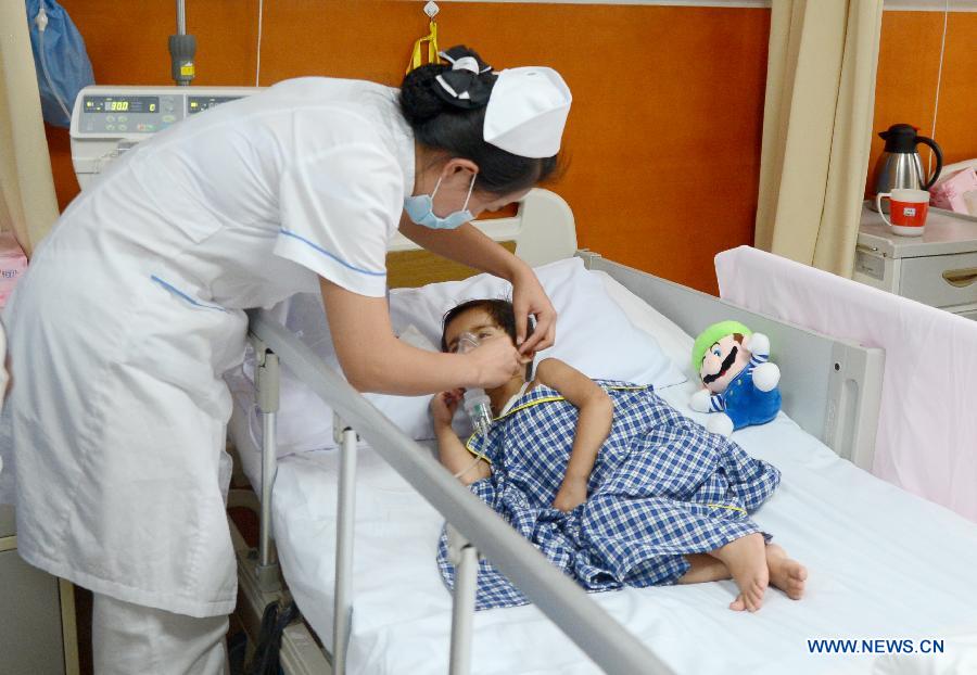 Des enfants afghans soignés en Chine grace au Fonds de la fraternité de 