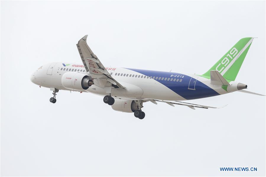 L'avion de ligne chinois C919 effectue son premier vol interurbain