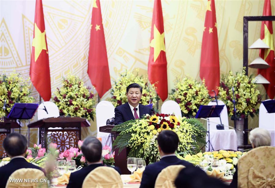 Le président chinois Xi Jinping appelle à renforcer les relations sino-vietnamiennes