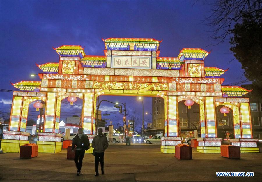 Canada : festival des lanternes chinoises à Vancouver