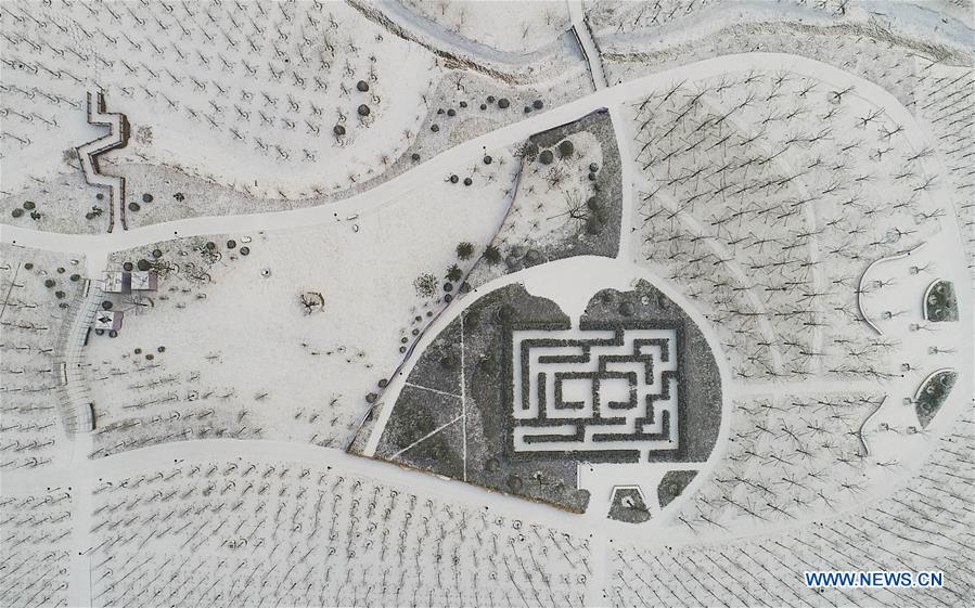 Paysages de neige à travers la Chine