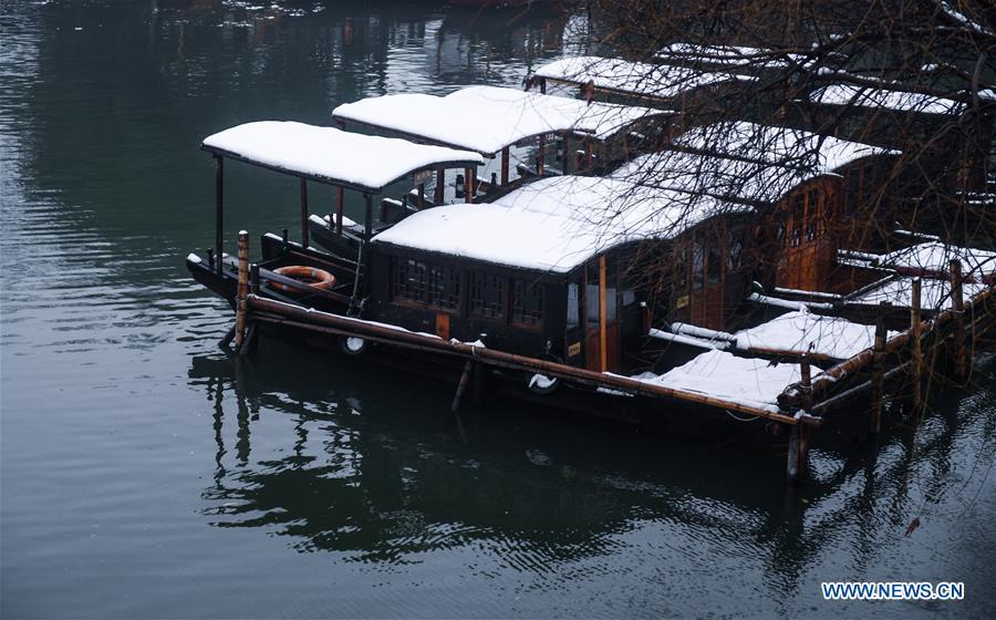 Les beautés de Wuzhen sous la neige