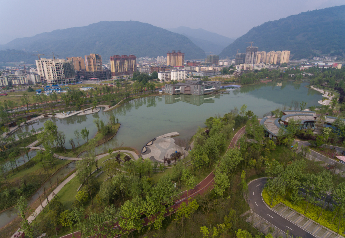 Le nouveau look de Ya'an, ville frappée par un séisme en 2013